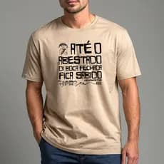 Camiseta Até o Abestado - Cristã Evangélica - Mineira - Nordeste - 100% Algodão