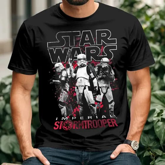 Camiseta Star Wars - Storm Troopes - 3 Soldados - 100% Algodão