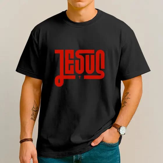 Camiseta Evangélica Seu Nome é Jesus - Salvação - Transformação - 100% Algodão