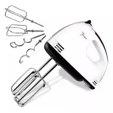 Batedeira De Mão Elétrica Bolo Chantilly 7 Velocidades 260W Batedeira Massa Bolo Ovos 220V