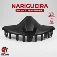 Narigueira Alta Capacete Universal Shark Axxis Norisk Fw3 Ls2 Mod Original Fechado Borracha Frio