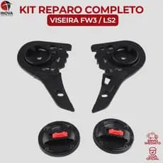 Kit Reparo Viseira Capacete Completo Moto LS2 FF358 FW3 GT Helt Axxis Gtn Ff396 Strada