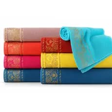 Kit 5 Toalhas Banho Grande Macia 100% Algodão Gramatura 350g Bordada Felpuda Premium Confort Grossa Banhão Piscina Praia