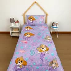 Edredom Infantil Lepper Solteiro Criança Menino Menina Stitch Homem Aranha Patrulha Canina Mickey Cobertor Manta