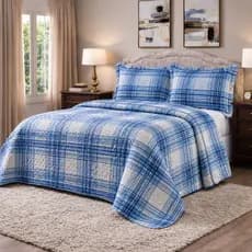 Cobre Leito King Jogo De Cama Grande Super Luxo Colcha Dupla Face Elegante Florida Listrada Lisa
