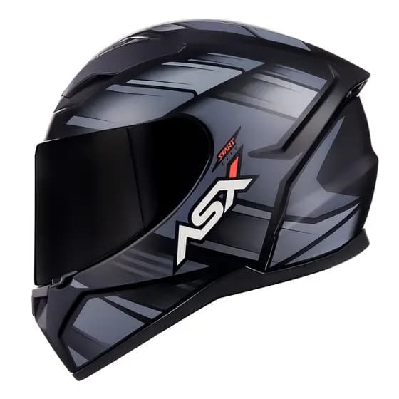 Capacete Moto Fechado City Start Fosco Cinza