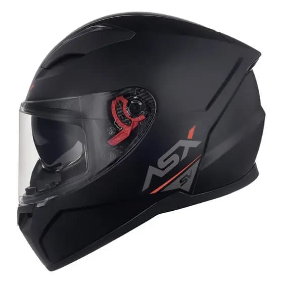 Capacete Moto Asx City Solid Sv Visor Solar Cor Preto Monocolor Grafite Fosco Viseira fumê