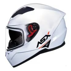Capacete Fechado Asx City Solid Preto Todas Cores Preto Cinza Branco Fosco Brilho + Viseira Fumê