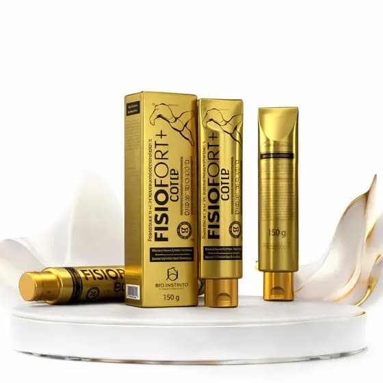 Pomada Massageadora Fisiofort Gold Com Arnica e Mentol 150g