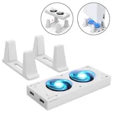 Base cooler para Xbox Séries S USB 2 Ventoinhas Esfriamento