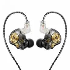 Fone de ouvido In-Ear Retorno Palco Áudio Profissional Gamer PS5 PC Celular Cabo Removível Microfone