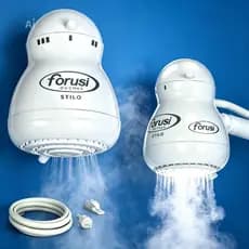 Chuveiro Ducha Eletrico Forusi Stilo 220V 5400W 3 Temperaturas Melhor Volume de Agua