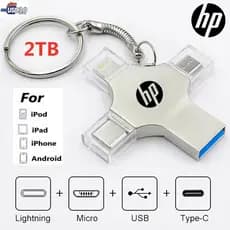 2TB 4-in-1 1TB flash drive USB 3.0 Memory Stick OTG Pendrive Fast Speed Type-C For i/O/S/Tablet/Android/Smartphone/PC