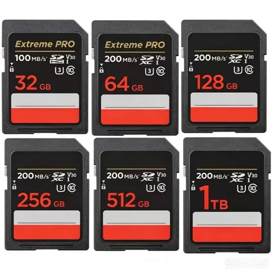 Cartão De Memória Extreme Pro SD Micro tf SD Card 512GB 2TB 256GB 128GB 64GB 32GB High Speed Memory Card Extreme Pro For