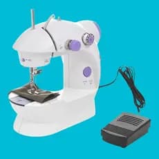 Mini Máquina de Costura Bivolt Compacta