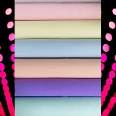 PACOTE COM 10 FOLHAS DE EVA 40X60 DE 1.5mm (CANDY COLOR).