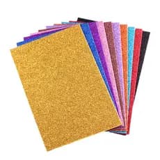 Pacote Com 5 Folhas C/ Glitter 40x60 De 1,5mm.