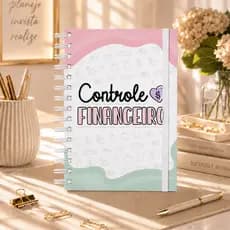 Caderneta Controle Financeiro Caderno Anotações Minhas Finanças Meus Ganhos Organização Páginas