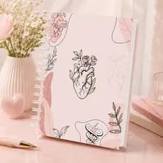 Caderneta Enfermagem Estágio Guia Manual Técnico Escolar Rosa Capa Dura 160 Páginas Prático Jaleco
