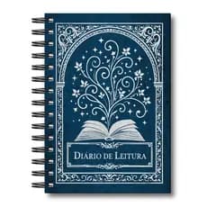 Planner Leitura Organização Minhas Leituras Retrô Agenda
