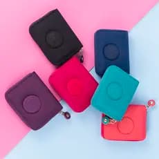 Carteira Feminina Masculina Porta Cartão Pequena Slim Moedas Ultra Fina Minimalista Dia a Dia