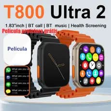 2026 Nova T800 Ultra Série 8 Relógio Ultra Smart Watch Esportivo Sem Fio À Prova D'água NFC