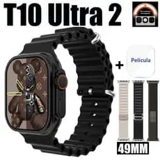 2026 Novo Smartwatch T10 Ultra 3 NFC Nova Série 10 Smart Watch 2.09 Inch 49mm Bluetooth Calculadora