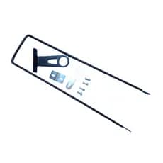 Suporte p/ Cesta  de Bike compl. Haste, Suporte, parafusos  Aro 24 / 26 Haste  De 39 CM P/ Garfo Standard 21 a 22,2 mm