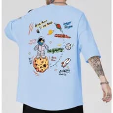 Camiseta Espaço Sideral Astronauta Planetas Moda Streetwear