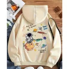 Moletom Casaco Blusa de  Frio Espaço Sideral Astronauta Planetas Moda Streetwear