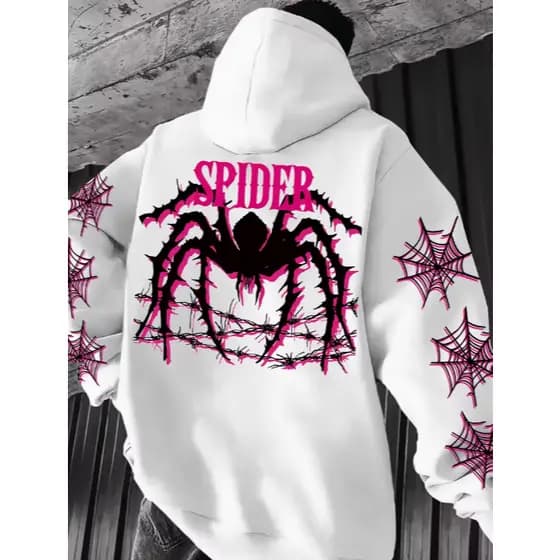 Moletom Casaco de frio Spider Arame Aranha Teias Streetwear