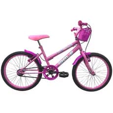 Bicicleta Infantil Aro 20 Feminina + Cesta
