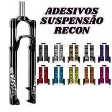 Adesivos Para Suspensão Rock Shox Recon Decalque Adesivo Garfo Mtb Bike - Diversas Cores