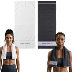 Kit 10 Toalhas Academia Fitness Malhação Musculação Fit Esportiva Com Nome Bordado
