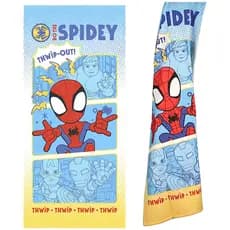 Toalha de Banho Infantil Criança Kids Juvenil Bebê Algodão Spidey Thwip 60x120cm