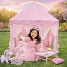 Barraca Infantil Tenda Iluminada com Luzes decorativas