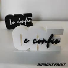 Placa Frase Decorativa Ore e Confie