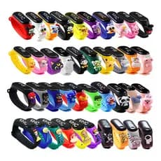 Kit 30 pc Relógios Infantil Pulseira Digital Led Atacado Variados