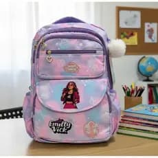 Mochila Escolar feminina Emily Vick costas reforçada facultade