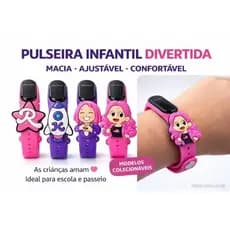Relógio À Prova D'água Infantil Emily Vick e Ketlin Dos Rosas