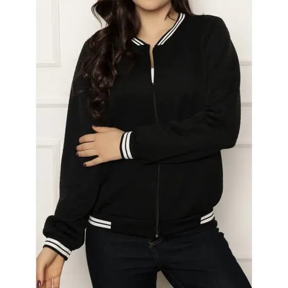 Blusa Abrigo de Frio Jaqueta Jaquetinha Bomber Casaco Feminino