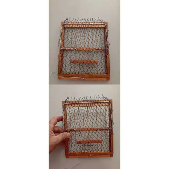 Mini Alçapão de rede para pássaro pequeno (Kit com 2 unidade)