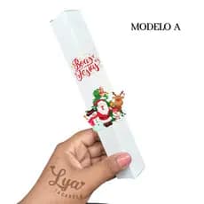 Caixas presente feliz natal, ano novo, amigo secreto para canetas, lapiseiras ou demais itens