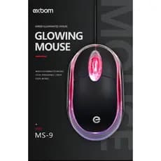 Mouse USB óptico MS-9 e MS-10 com LED
