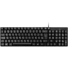 Teclado Com Fio Compacto Conexão USB Cabo  Resistente Água Preto Multi (Multilaser) - TC193