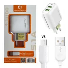 Kit carregador e cabo para celulares, TURBO da linha PRO da empresa H’MASTON