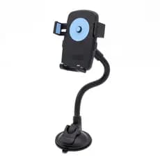 Suporte Veicular Carro Para Celular 360º Fixação Ventosa Haste Firme Ajustável
