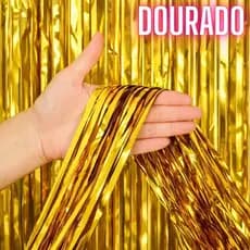 Cortina dourada Franja Decoração Parede Fundo para Festas Brilhante Furta Cor