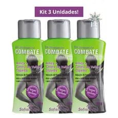 Kit 3 Unidades Gel Massageador COMBATE CANELA DE VELHO + COPAÍBA 200g Sofisticatto