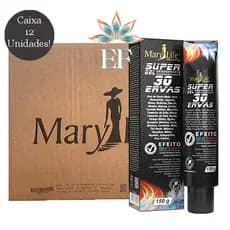 Caixa Com 12 Unidades SUPER GEL 30 ERVAS 150g Mary Life